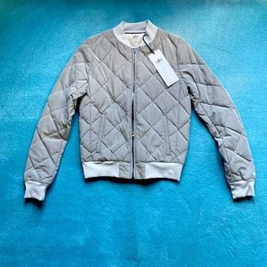 Alo, xs womens, reflective bomber, puffer jacket.  NWT.